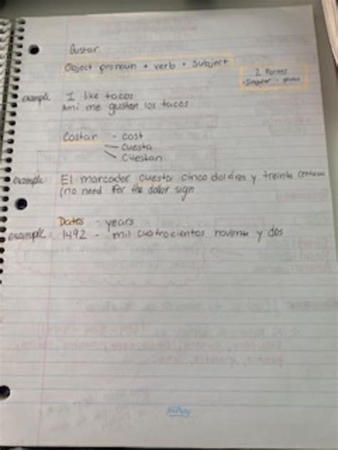 Spanish 101 Lecture Notes - SPAN 101 - Studocu