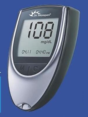 Him Medical Agency - Dr.Morepen GlucoOne Blood Glucose Monitor Model BG ...