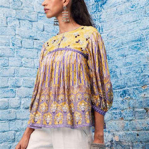 MEADOWSWEET TOP – Bhanuni by jyoti