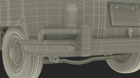 Vintage Volkswagen Type 2 Transporter Bus Rigged for Cinema 4D 3D | 3D ...
