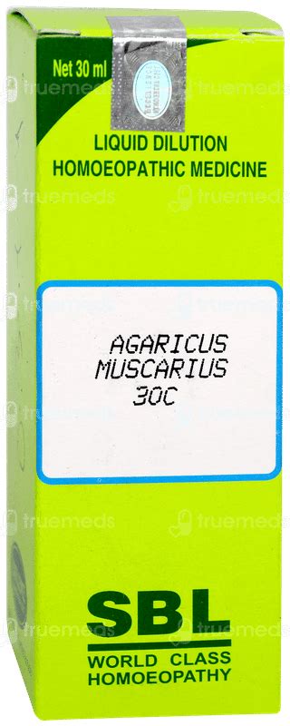 Sbl Agaricus Muscarius 30 Ch Dilution 30 Ml - Uses, Side Effects ...