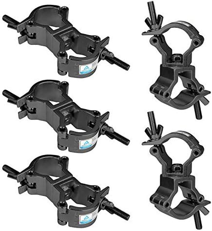 5 Pack Dual Swivel Clamp Turn As Needed Two 360 Degree Clamps Fits Pipe ...