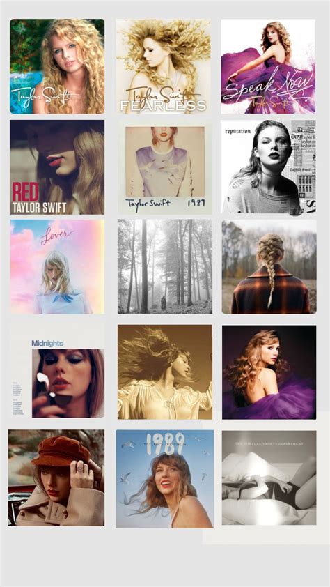 Check out taylorfan16's Shuffles All the albums in order! in 2025 ...