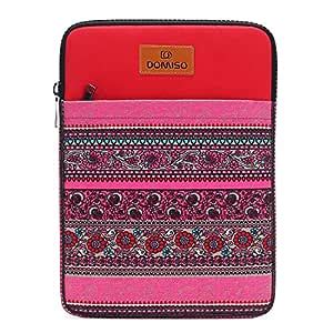 DOMISO 14 inch Laptop Sleeve Case Notebook Bag Canvas Fabric Flower ...