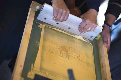 Silk Screening | Palestine Craft Techniques