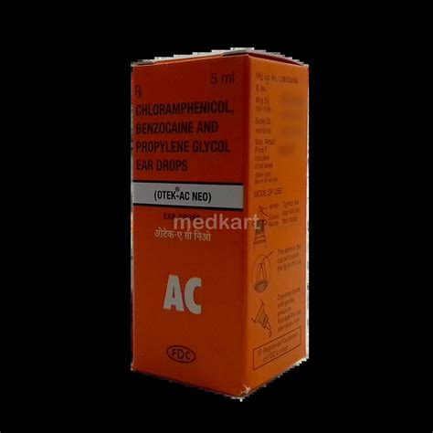 OTEK AC NEO EAR DROPS 5 ML Price, Uses, Side Effects & Substitutes ...