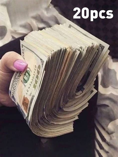 20pcs Miniature Simulation Banknotes, Fake Currency Bill Prop ...