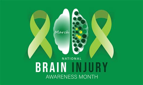 National brain injury awareness month. background, banner, card, poster ...