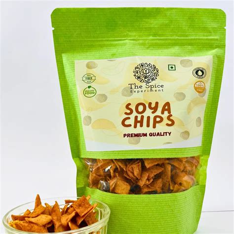 Soya Chips 250g – The Spice Experiment, Protein-Rich Healthy Snack, Low ...