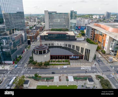 Aerial View Of The Country Music Hall Of Fame And Museum Located In Nashville Tennessee Stock ...