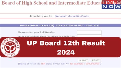 UP Board 12th Result 2024: Check Roll Number Wise Result on www ...