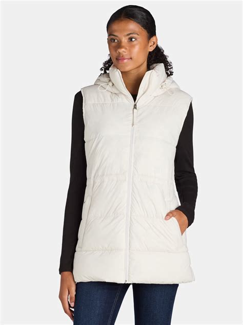 Ozark Trail Hooded Puffer Vest - Wind & Water Resistant - Walmart.com