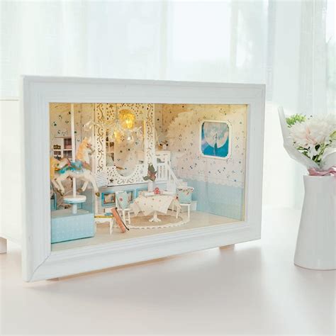 Buy Miniature House Kit - DIY Miniature Dollhouse Kit - Tiny House ...