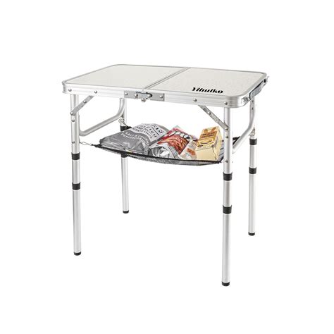 Adjustable Height Camping Table With Mesh Layer 23 6 X | Desertcart INDIA