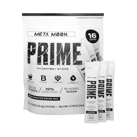 Amazon.com: PRIME HYDRATION+ Sticks META Moon | Hydration Powder Single ...