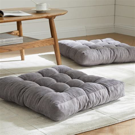 Amazon.com: ANT-HOME Floor Pillow, Square Large Pillows Floor Cushion ...
