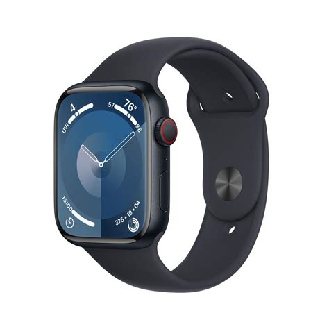 Buy Apple Watch Series 9 GPS + Cellular 45mm Midnight Aluminium Case ...