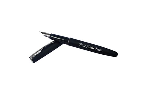 SAVRI Personalized Parker Fountain Ink Pen with Name Engraved | Matte ...