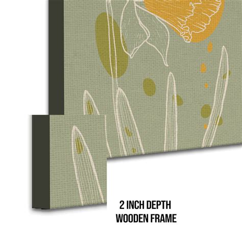 Experience the enchantment of Boho Chic with this canvas framed wall ...