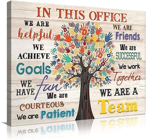 Inspirational Wall Art For Office Motivational Quotes Wall Decor We Are ...