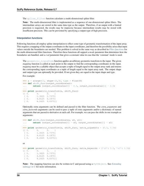 Image result for SciPy Python Reference Chart