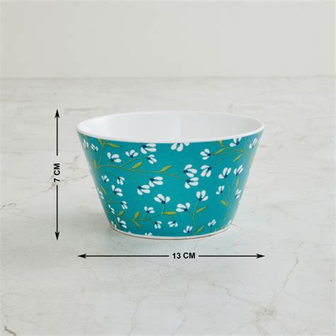 Buy Mandarin Floral Print Bowl - Set of 3 - 620 ml from Home Centre at ...