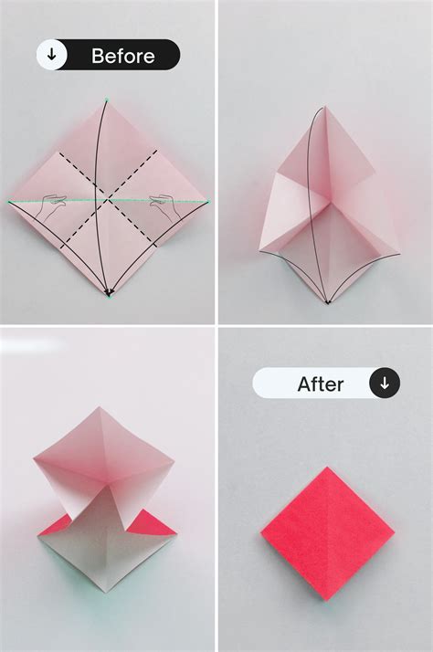 Image result for Origami Rose Tutorial