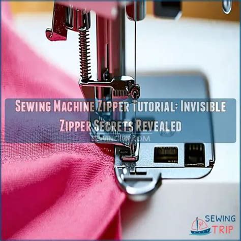 Image result for Machine Invisible Zipper Tutorial