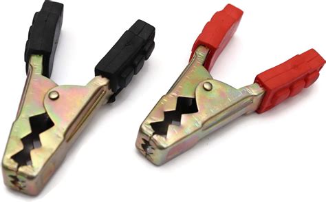 Heavy Duty Alligator/Crocodile Clamp Set Electrical Battery Clamp ...