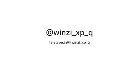 @winzi_xp_q — Teletype