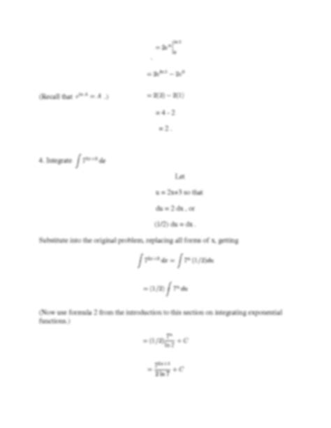 Image result for Calculus 2 Problems Integrals