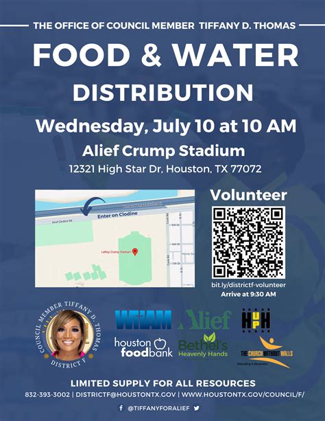 Food & Water Distribution | Alief ISD