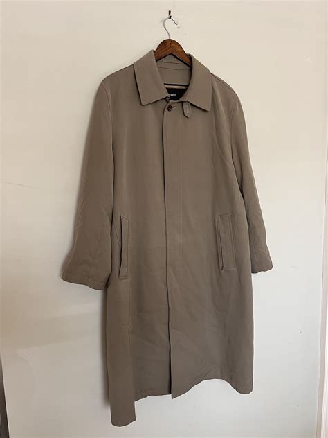 Sanyo Mens Long Trench Dress Coat Business Designer S… - Gem