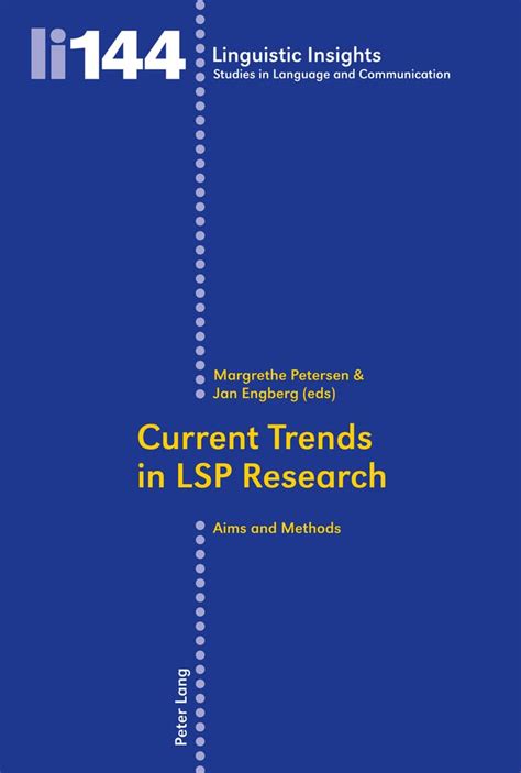 Buy Current Trends in LSP Research: Aims and Methods: 144 (Linguistic ...