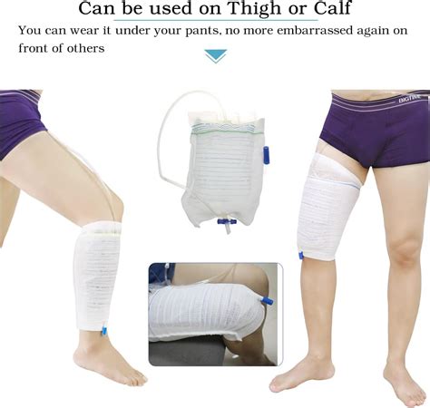 HANSILK Catheter Leg Bag Holder 2 Count Fabric Catheter India | Ubuy