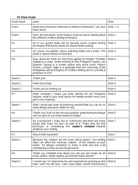 How to Write a TV Show Script 的图像结果