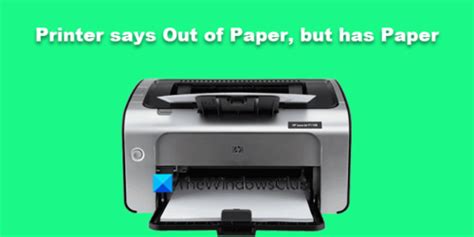 Image result for Printer Out of Paper Fix