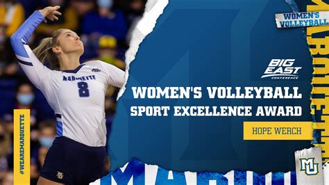 Marquette Volleyball on Twitter: "Hope Werch becomes the sixth MU ...