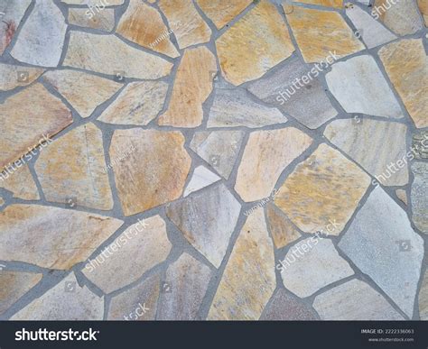 Decorative Stone Floor Texture On Terrace Stock Photo 2222336063 ...