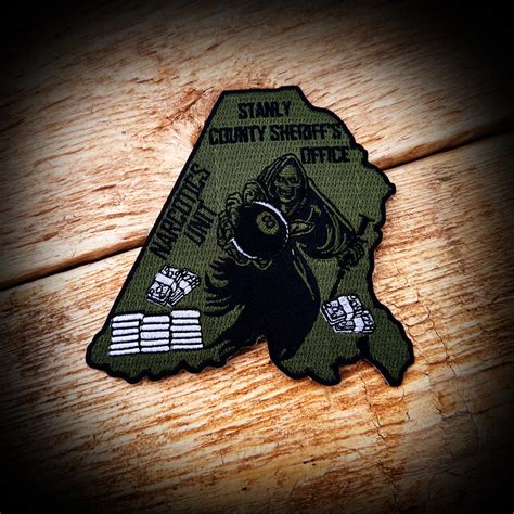 Stanly County, NC Sheriff's Office Narcotics Unit Patch - Authentic ...