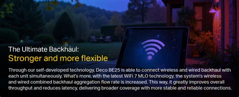 TP-Link Deco BE25 Dual Band BE5000 Whole Home Mesh WiFi 7 System