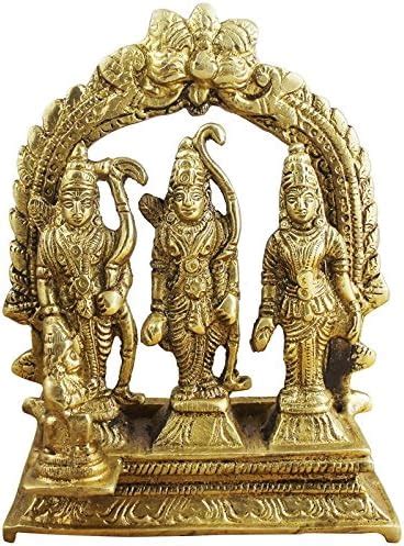 Buy Ekhasa 100% Pure Brass Ram Darbar Murti (Size: 8.4 cm) | Ram Darbar ...