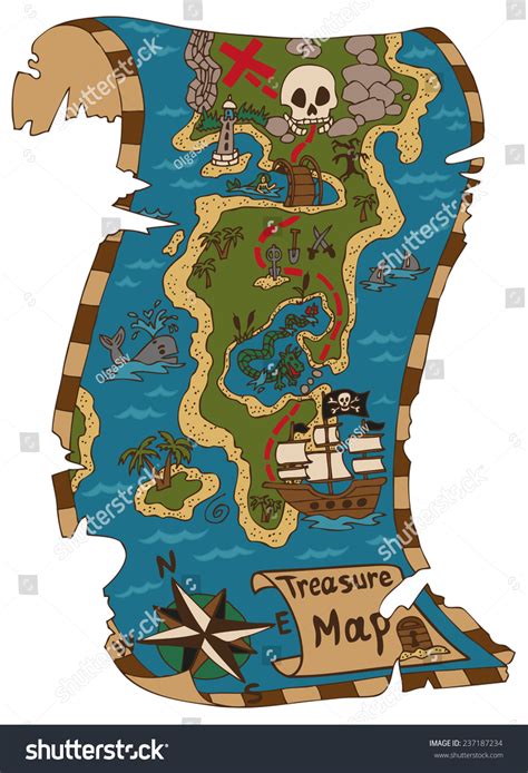 Mappa Pirata X Segno Cartelli Per Feste Pirata, Decorazioni Compleanno