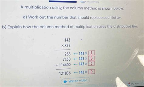 Image result for Multiplication Column Method UK