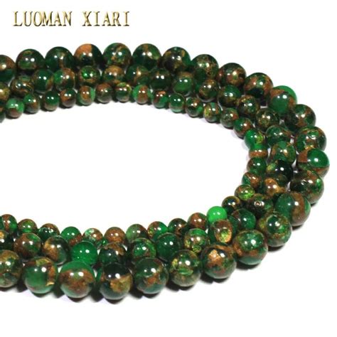 Aliexpress.com : Buy Wholesale Natural Green Nepal Stone Round Loose ...