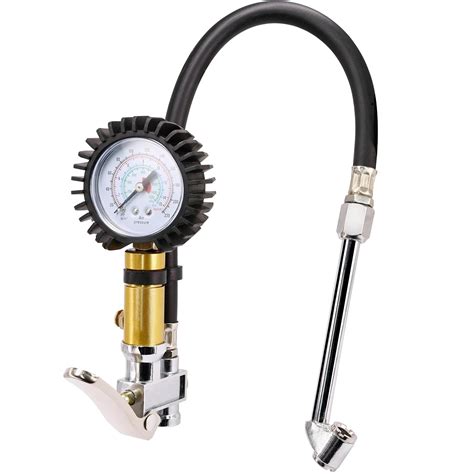 Air Pressure Gauge for Tire Inflator, 0-220 PSI Air Gauge Tire Pressure ...