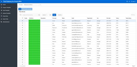 Image result for APEX-Oracle Upload Excel File Example