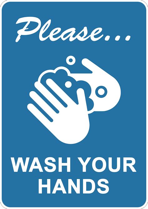 Please Wash Your Hands Sign