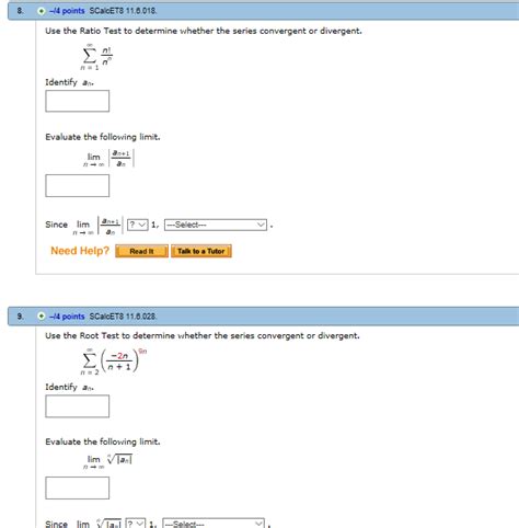 Series Ratio Test Example 的图像结果