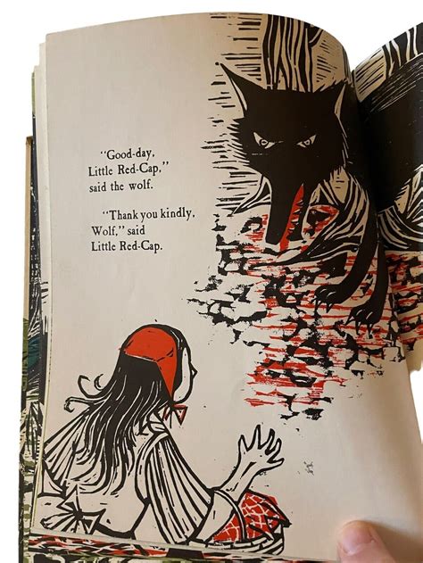 Little Red Cap Story by Brothers Grimm 1964 HC With Woodcut ...